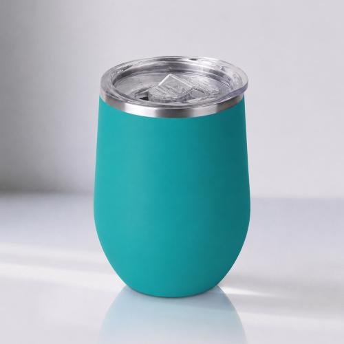 Термокружка Sense Gum, soft-touch, непротекаемая крышка, 370мл, бирюзовый 320C