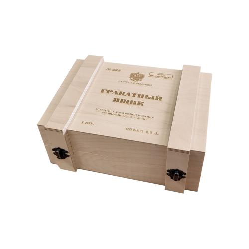 Набор День Победы: штоф Граната-лимонка 500 мл; - купить необычные сувениры в Воронеже