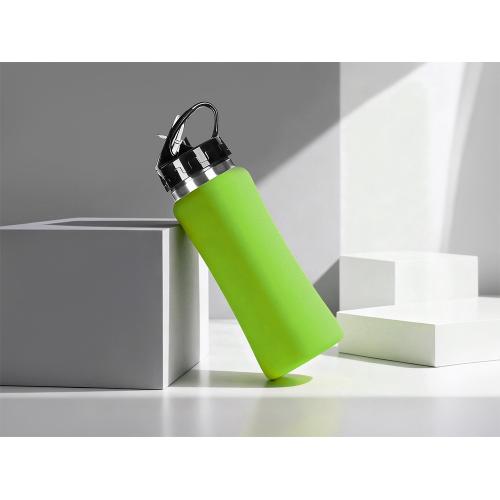 Бутылка для воды Bottle C1, сталь, soft touch, 600 мл, зеленое яблоко