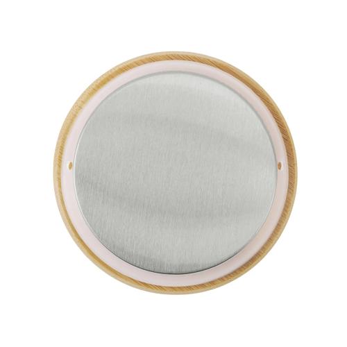 Стакан Batur с двойными стенками и бамбуковой крышкой; - купить подарки с логотипом в Воронеже