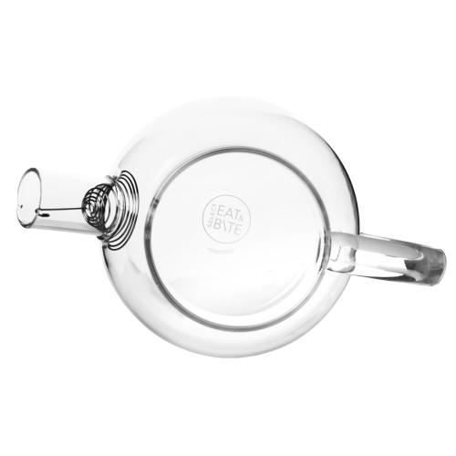 Стеклянный чайник с бамбуковой крышкой Sencha M; - купить подарки с логотипом в Воронеже