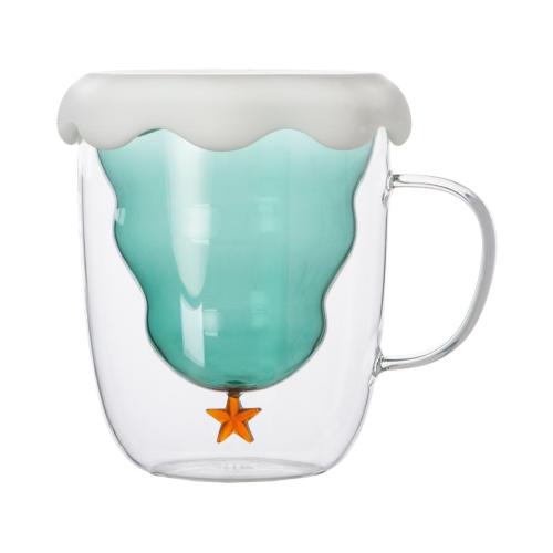 Кружка с двойными стенками с елочкой внутри Winter Wonderland; - купить именные сувениры в Воронеже