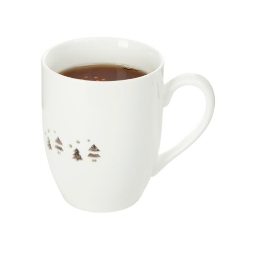 Кружка c прозрачной глазурью Twinkling Trees; - купить именные сувениры в Воронеже