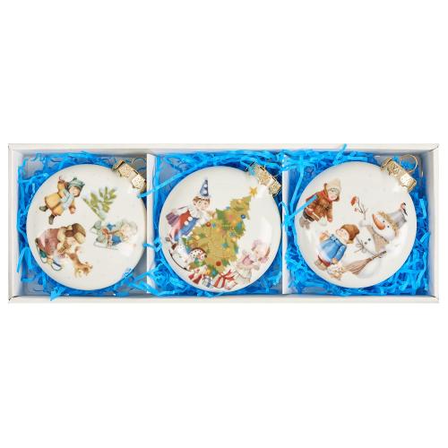 Набор новогодних игрушек; - купить именные сувениры в Воронеже