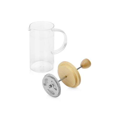 Френч пресс Downtime с деревянной крышкой; - купить необычные подарки в Воронеже