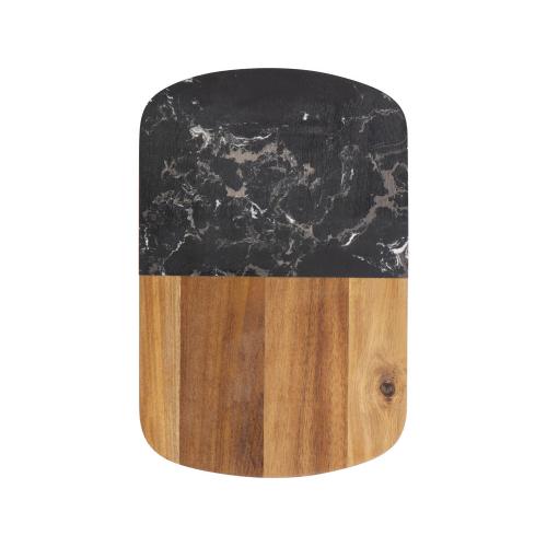 Набор для сыра в подарочной коробке из акации и мрамора Date; - купить именные сувениры в Воронеже