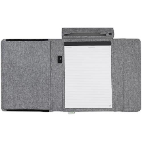 Портфолио А4 из RPET с отделением для ноутбука NotyFolio Eco, 20 л FSC бумаги; - купить подарки с логотипом в Воронеже