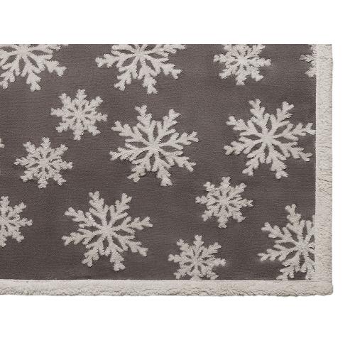 Плед Snowflake новогодний; - купить подарки с логотипом в Воронеже