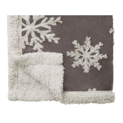 Плед Snowflake новогодний; - купить именные сувениры в Воронеже