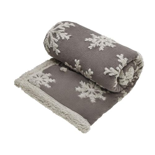 Плед Snowflake новогодний; - купить необычные подарки в Воронеже