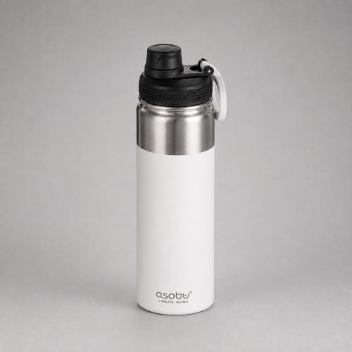 Вакуумная термобутылка ALPINE FLASK, 530 мл, белый