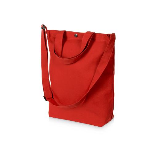 Сумка Helfer из хлопка на кнопке с регулирующейся лямкой; - купить необычные подарки в Воронеже