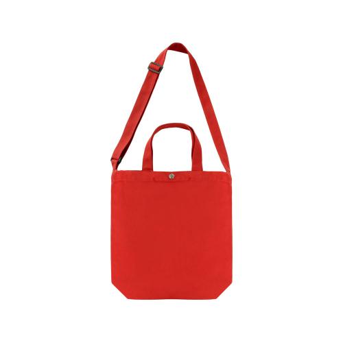 Сумка Helfer из хлопка на кнопке с регулирующейся лямкой; - купить подарки с логотипом в Воронеже