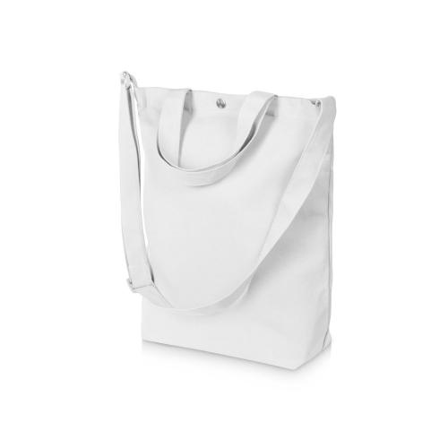 Сумка Helfer из хлопка на кнопке с регулирующейся лямкой; - купить необычные подарки в Воронеже