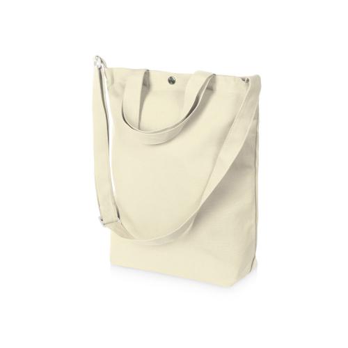 Сумка Helfer из хлопка на кнопке с регулирующейся лямкой; - купить необычные подарки в Воронеже