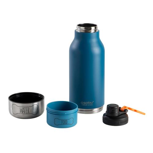 Вакуумный термос Buddy 3-в-1 со съемными мисками для питомцев, 1000 мл; - купить необычные сувениры в Воронеже