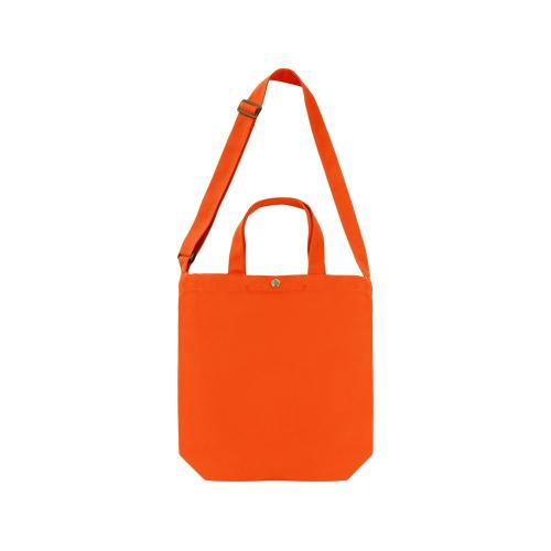 Сумка Helfer из хлопка на кнопке с регулирующейся лямкой; - купить подарки с логотипом в Воронеже