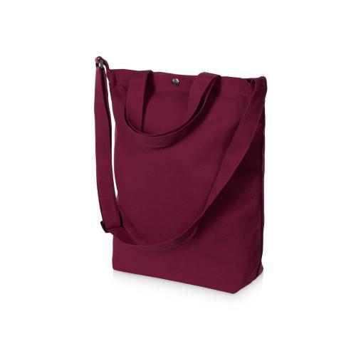 Сумка Helfer из хлопка на кнопке с регулирующейся лямкой; - купить необычные подарки в Воронеже