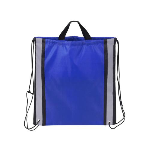 Рюкзак-мешок Savy со светоотражающими полосами по бокам; - купить именные сувениры в Воронеже