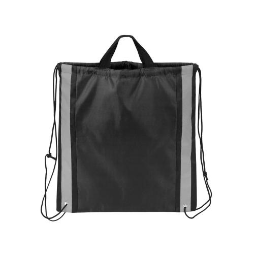 Рюкзак-мешок Savy со светоотражающими полосами по бокам; - купить именные сувениры в Воронеже