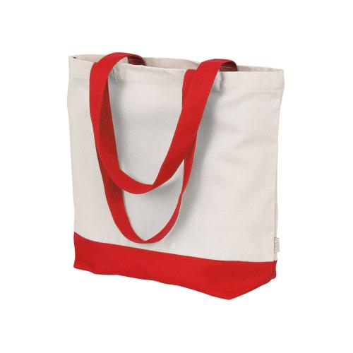 Сумка для шоппинга Cotton из переработанного хлопка 280 г, красный