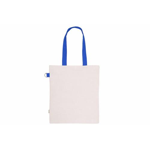 Сумка для покупок Тема из переработанных материалов с наружным цветным карманом; - купить подарки с логотипом в Воронеже