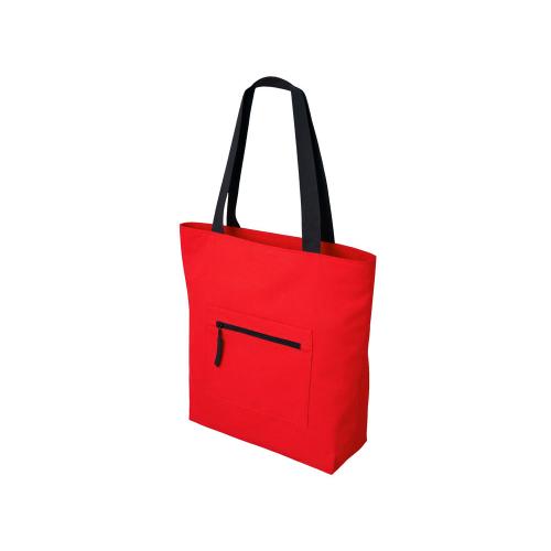 Сумка на молнии Zipper  Neo из хлопка 280 г c карманом на молнии спереди; - купить необычные подарки в Воронеже