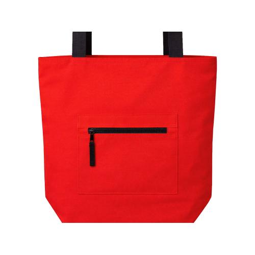 Сумка на молнии Zipper  Neo из хлопка 280 г c карманом на молнии спереди; - купить подарки с логотипом в Воронеже