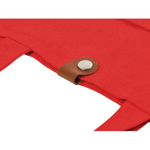 Сумка Clip из хлопка 340 г/м2 с застежкой из экокожи; - купить подарки с логотипом в Воронеже