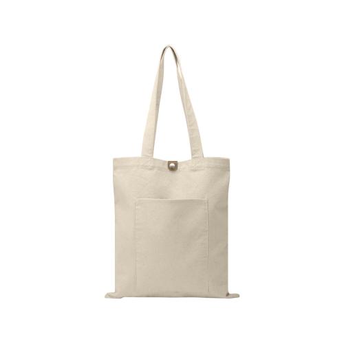 Сумка Clip из хлопка 340 г/м2 с застежкой из экокожи; - купить необычные подарки в Воронеже