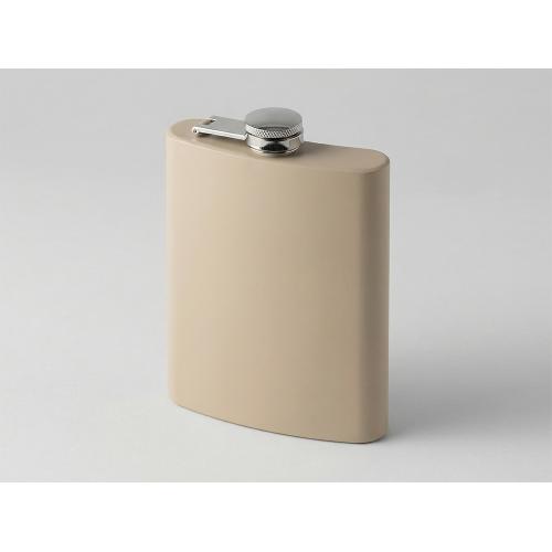 Фляжка 240 мл Remarque soft touch, 304 сталь, бежевый
