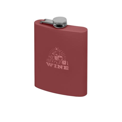 Фляжка 240 мл Remarque soft touch, 304 сталь; - купить именные сувениры в Воронеже