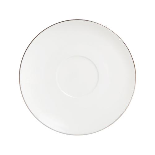 Чайная пара с серебрянной каймой; - купить именные сувениры в Воронеже