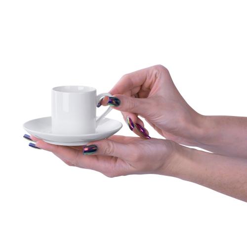 Кофейная пара прямой формы Espresso, 100мл; - купить подарки с логотипом в Воронеже