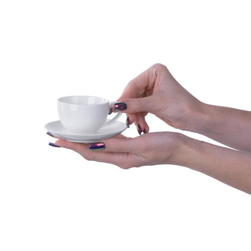 Кофейная пара классической формы Ristretto, 90мл; - купить подарки с логотипом в Воронеже