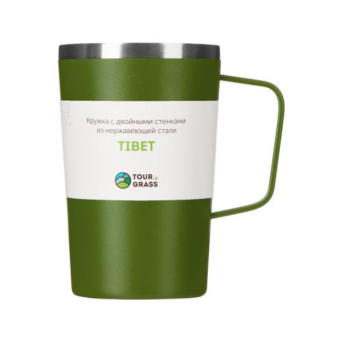 Стальная кружка с двойными стенками и порошковым покрытием Tibet; - купить именные сувениры в Воронеже