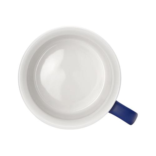 Матовая кружка Nancy 360 мл цветная снаружи, белая внутри; - купить именные сувениры в Воронеже