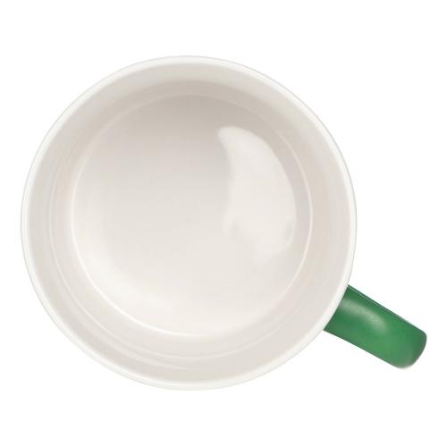 Матовая кружка Nancy 360 мл цветная снаружи, белая внутри; - купить именные сувениры в Воронеже