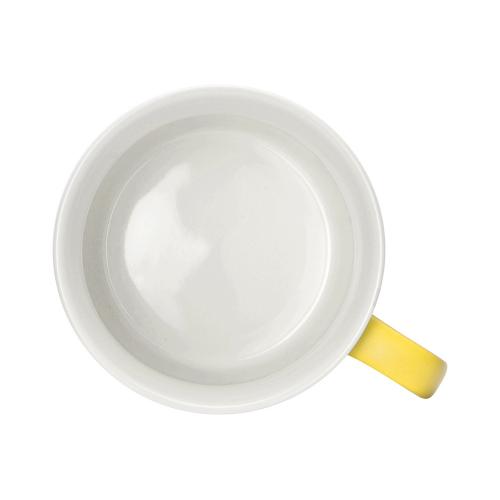 Матовая кружка Nancy 360 мл цветная снаружи, белая внутри; - купить именные сувениры в Воронеже