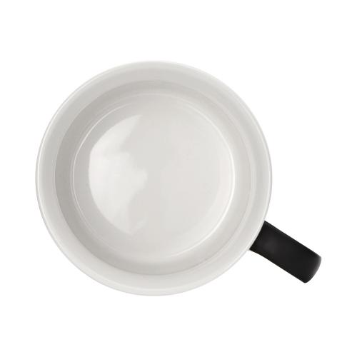 Матовая кружка Nancy 360 мл цветная снаружи, белая внутри; - купить именные сувениры в Воронеже