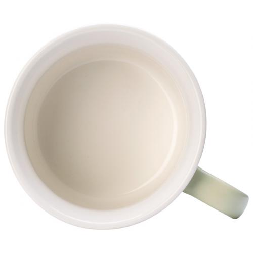 Матовая кружка Nancy 360 мл цветная снаружи, белая внутри; - купить подарки с логотипом в Воронеже