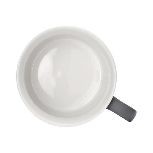 Матовая кружка Nancy 360 мл цветная снаружи, белая внутри; - купить именные сувениры в Воронеже