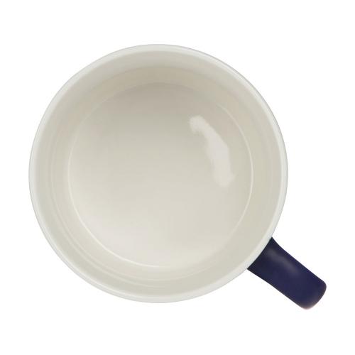 Матовая кружка Nancy 360 мл цветная снаружи, белая внутри; - купить именные сувениры в Воронеже