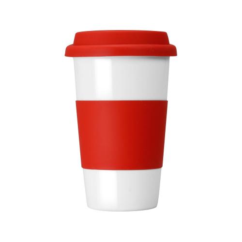 Кружка с силиконовой крышкой и манжетой Нью-Йорк 300мл; - купить необычные сувениры в Воронеже