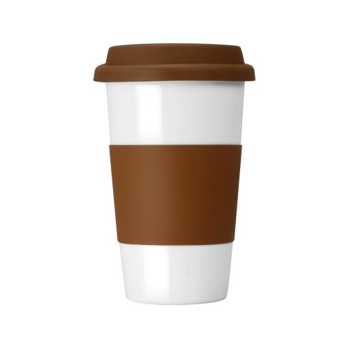 Кружка с силиконовой крышкой и манжетой Нью-Йорк 300мл; - купить необычные сувениры в Воронеже