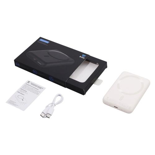 Магнитный внешний беспроводной аккумулятор Polarix, QC/PD, 10000 мАч; - купить необычные подарки в Воронеже