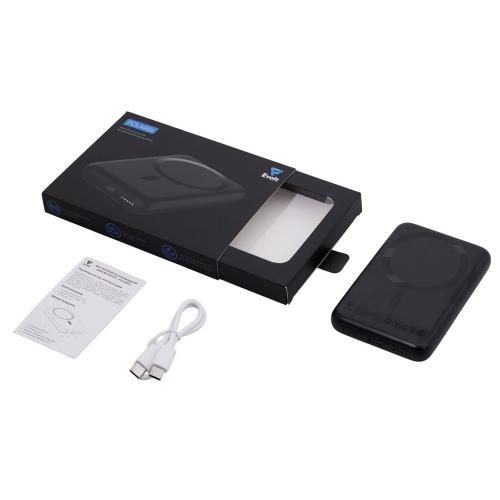 Магнитный внешний беспроводной аккумулятор Polarix, QC/PD, 10000 мАч; - купить необычные подарки в Воронеже