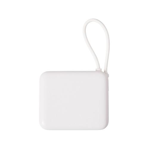 Внешний аккумулятор со встроенным кабелем Liri, QC/PD, 10000 мАч; - купить именные сувениры в Воронеже