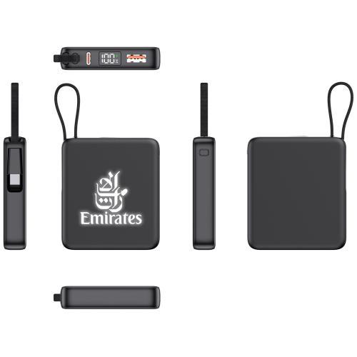 Внешний аккумулятор с подсветкой лого Nex, 5000 мАч; - купить необычные сувениры в Воронеже