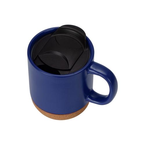 Кружка Denpasar с пробковым дном и крышкой, цветная с двух сторон; - купить необычные подарки в Воронеже